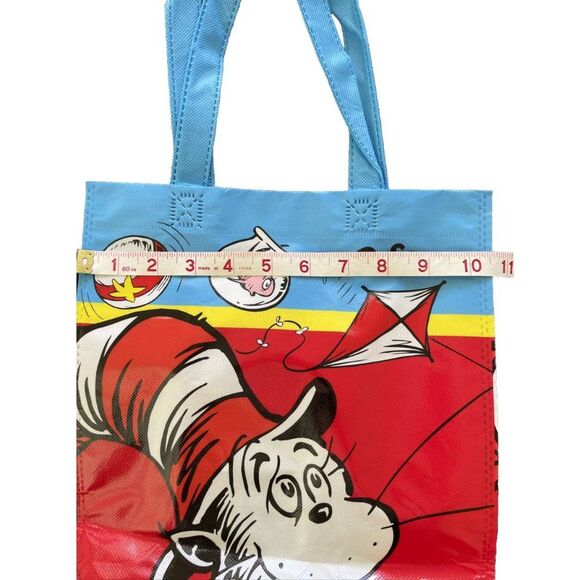 Dr. Seuss Suess Tote (2) Reusable Art Bag School Kids Gift Travel Shopping Cat - Picture 5 of 7